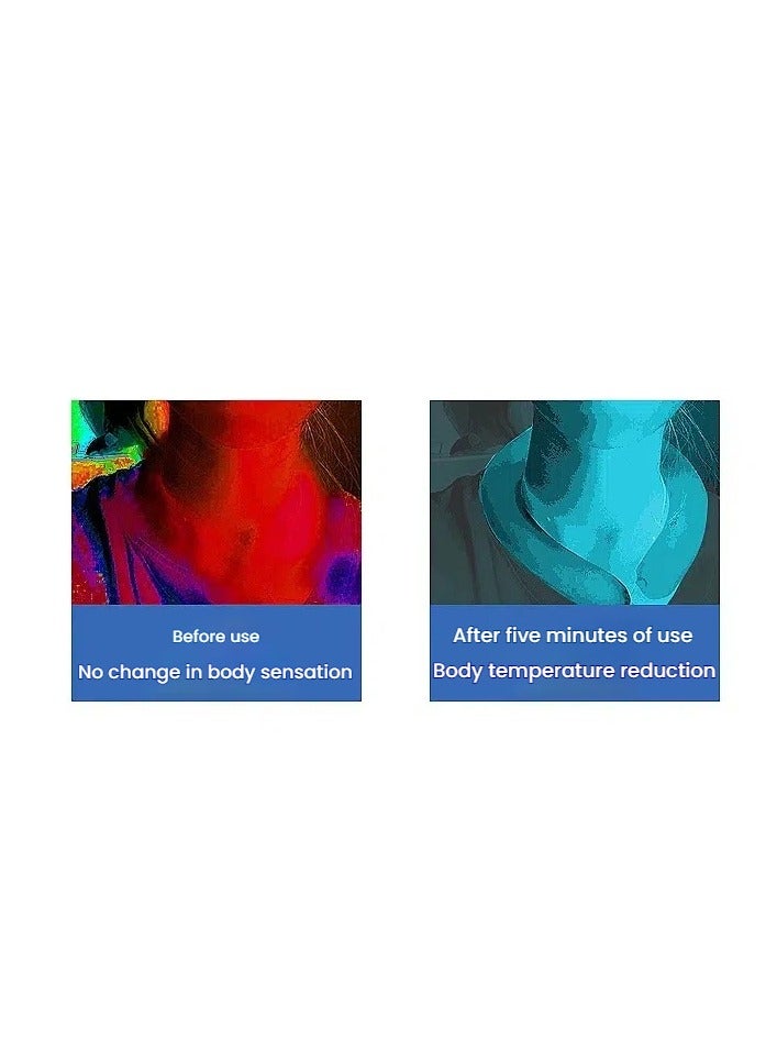Generic Cooling Magic Ring-PCM Ice Neck Tube - No-Charge Reusable Cooling for Summer Outdoor Heat-Automatically freezes below 28°C  - Image 4