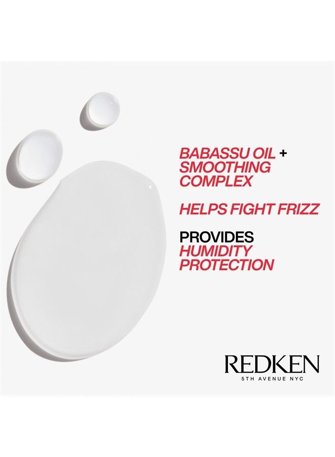 REDKEN ريدكن فريز ديميس إنستانت ديفلات زيت-في-سيروم | للشعر المجعد | يعزز النعومة واللمعان | مع زيت الباباسو | خالي من الكبريتات | قد يختلف التعبئة، 4.2 أونصة سائلة - Image 5