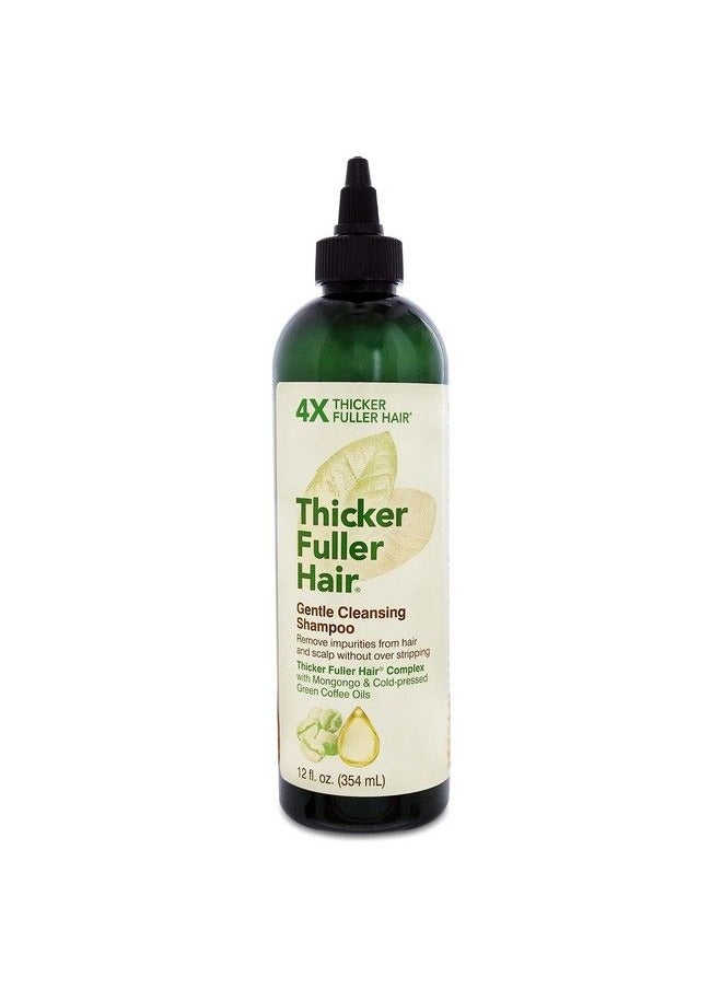 Thicker Fuller Hair - Gentle Cleansing Shampoo Advanced Thickening Solution 12Oz Removes Impurities From Hair And Scalp Mongongo And Green Coffee Oils Fortify Hair And Reduce Breakage - Image 1