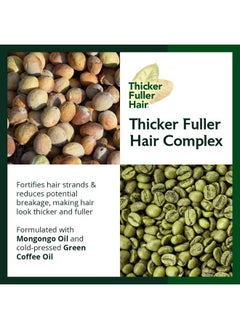 Thicker Fuller Hair Gentle Cleansing Shampoo Advanced Thickening Solution 12Oz Removes Impurities From Hair And Scalp Mongongo And Green Coffee Oils Fortify Hair And Reduce Breakage  - Image 5