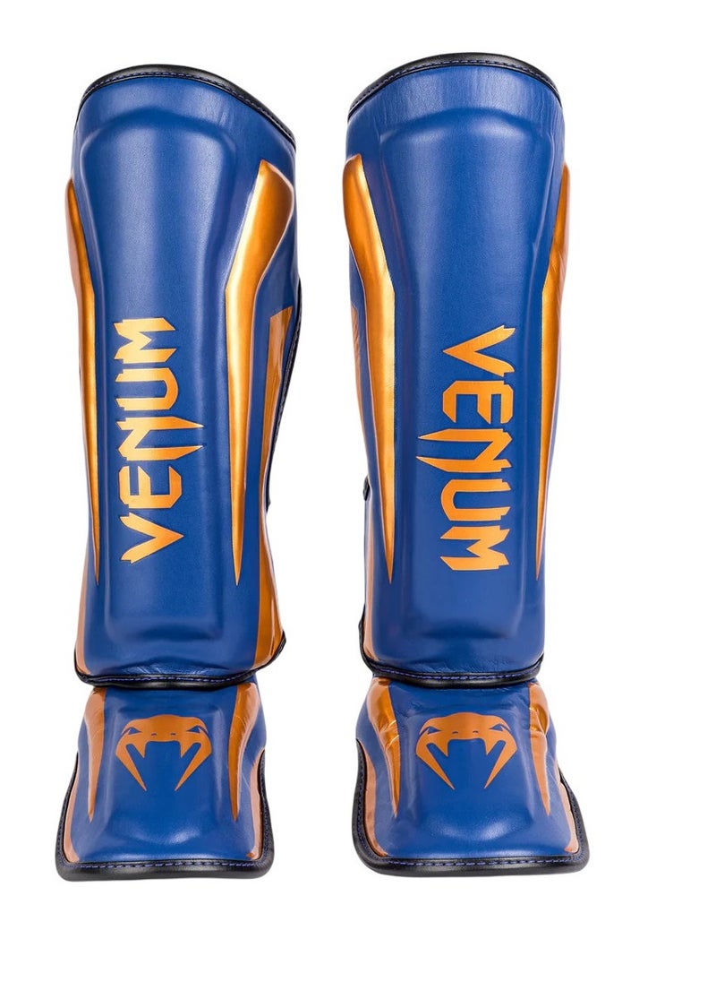 VENUM - Elite Standup Shinguards Blue/Black/Copper - Image 1
