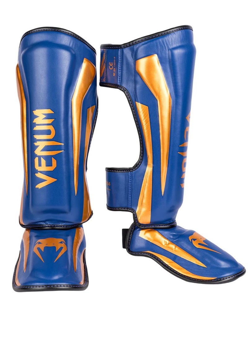 VENUM - Elite Standup Shinguards Blue/Black/Copper - Image 1