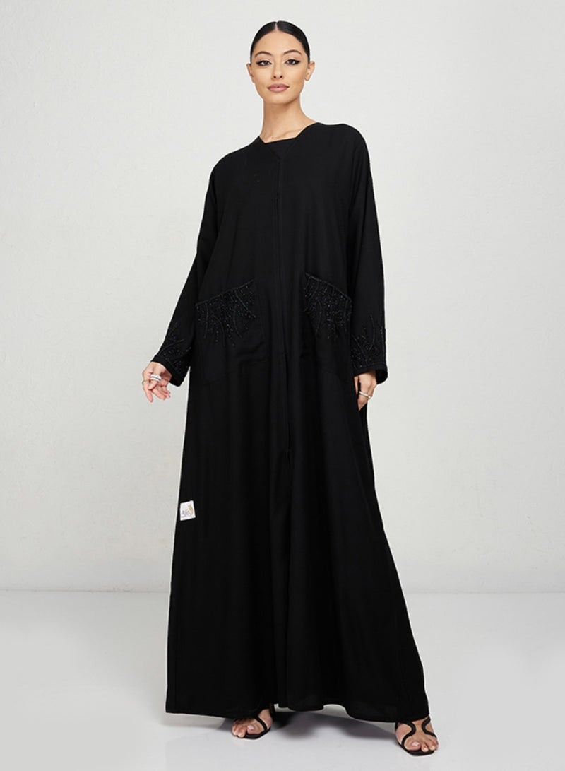 روزيت عباية أسود ٧٨ بي - Image 1