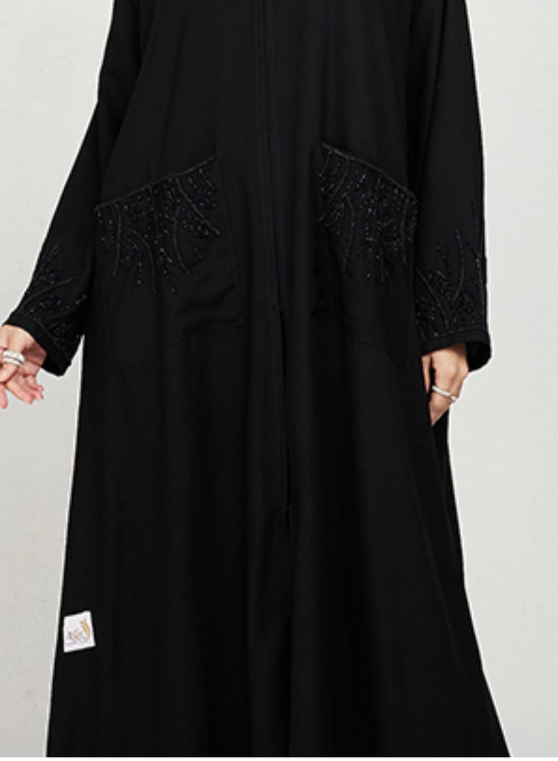 روزيت عباية أسود ٧٨ بي - Image 2