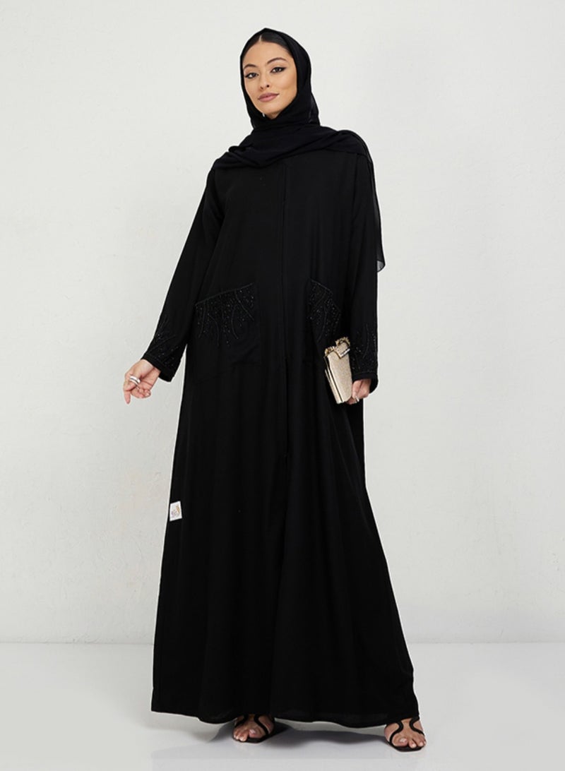 روزيت عباية أسود ٧٨ بي - Image 4