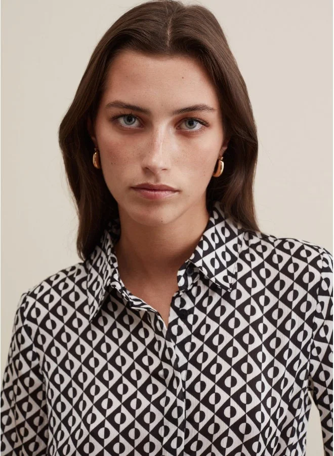 Ovs Blouse with optical print