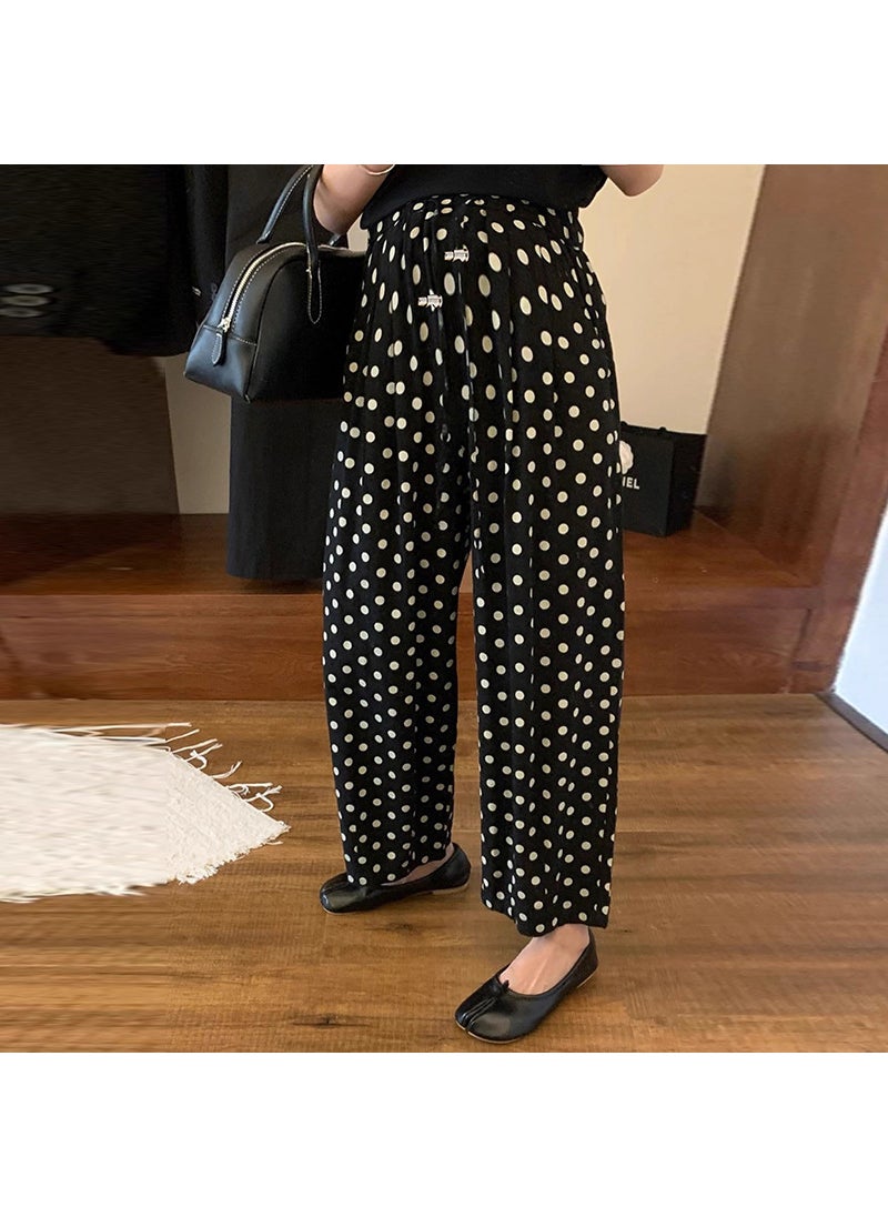 2024 Summer Maternity Polka Dot Palazzo Pants Black - pzsku/Z035321F05A8FACC76526Z/45/_/1741687992/ecdcb604-e1d8-4fed-94e3-c40ee5a02ecc