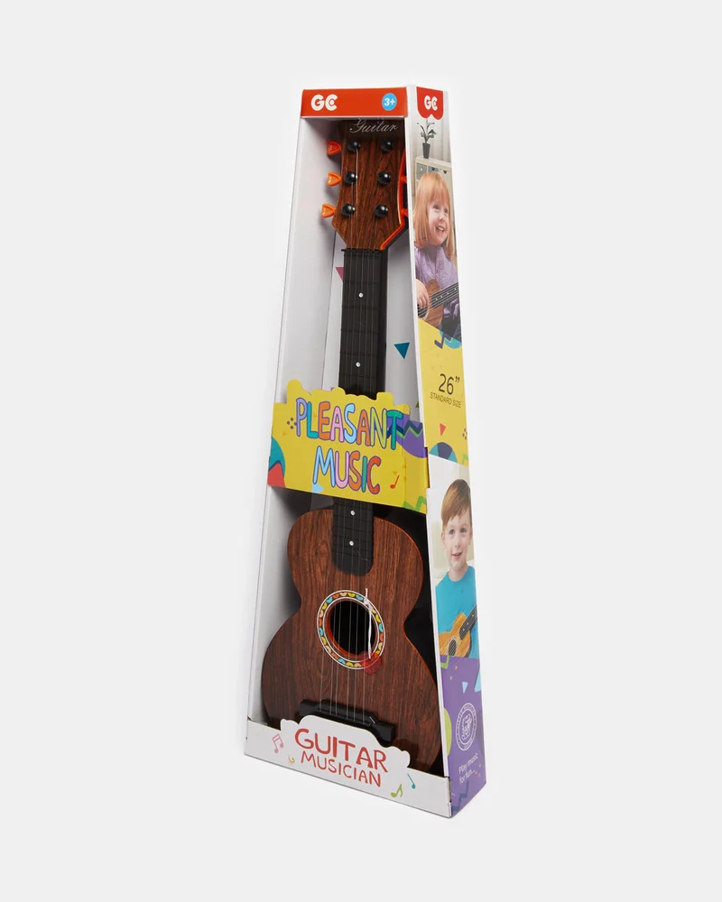 REDTAG Brown 6 String Simulated Wood Grain Guitar