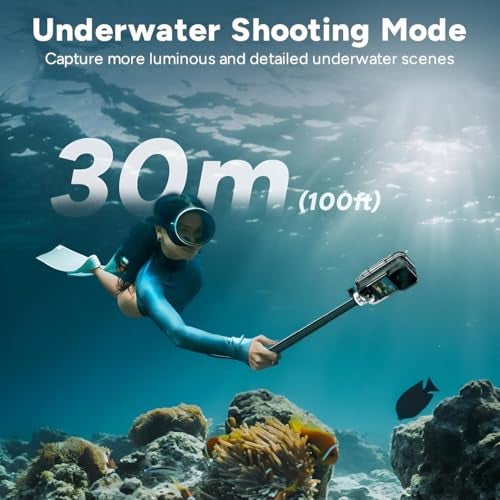 SJCAM C300 4K30fps 20MP Action Camera with Handheld Grip | 6axis gyro, Backup Upto 6 Hours, 1.33in Dual Touch Screen | 2.4G,5G Wi-Fi, Super Night Vision, 30M Waterproof for Live Steaming Vlog | Black - Image 2