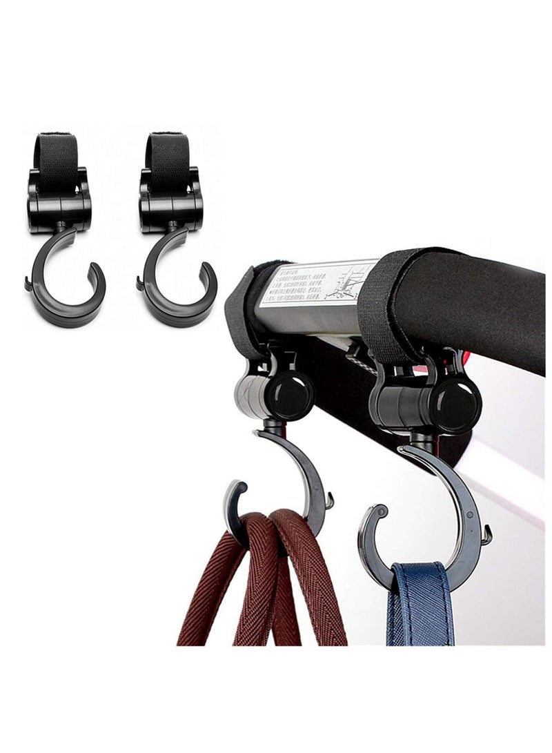 2 PCS of Multi Purpose Hooks - Hanger for Baby Diaper Bags, Groceries, Clothing, Purse - Image 4