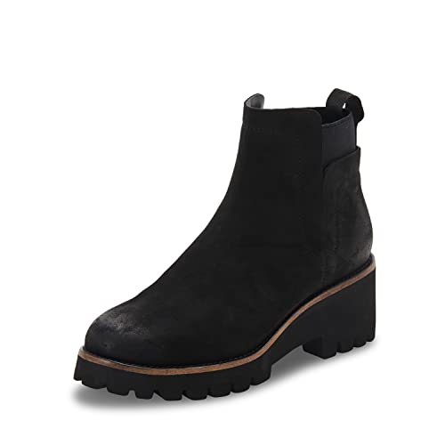 Blondo Womens Danika Waterproof Boot Black Nubuck 8 M