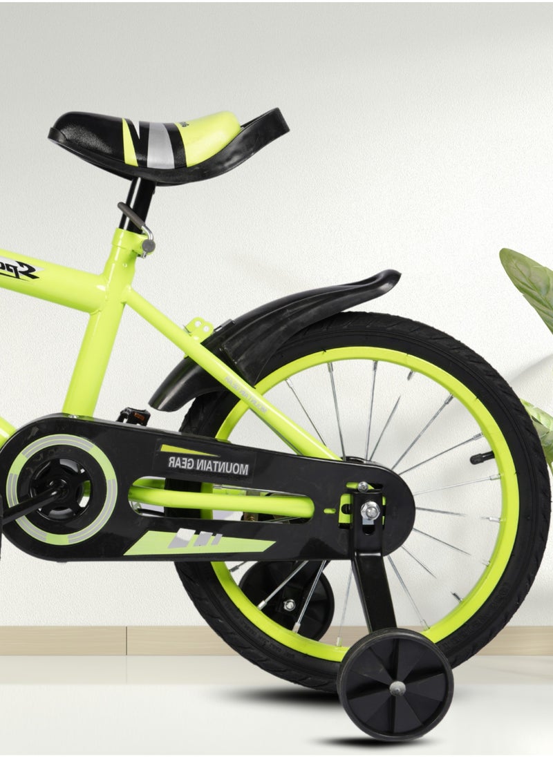 MOUNTAIN GEAR Children's Bicycle For 2-4 Years Old Kids Bike, 12 Inch Cycle, High Carbon Steel Frame, Adjustable Seat, Smooth Bearings, Safe and Stable, Yellow  - Image 5