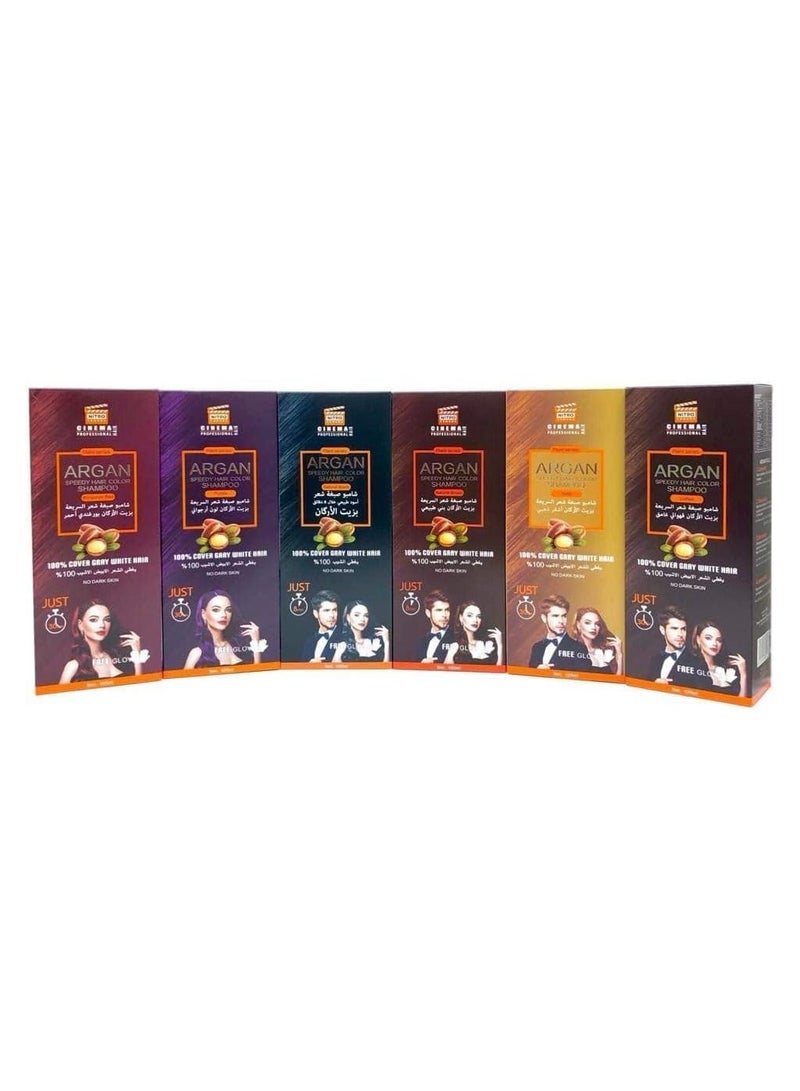 NITRO CANADA Argan Speedy Hair Color Shampoo Black 420ml - Image 4