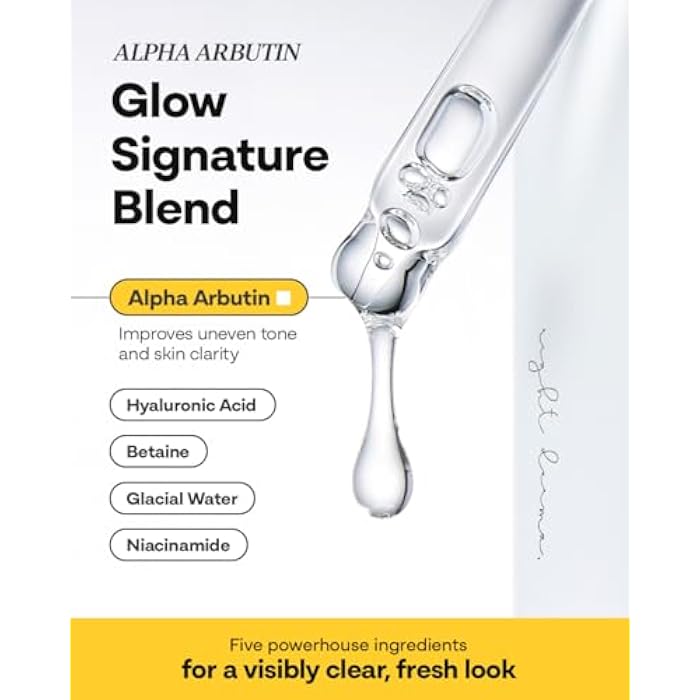BANO Alpha Arbutin Glow Serum – 2% Alpha Arbutin + Niacinamide for Skin Vitality & Glow, Uneven Tone | Hydrating Hyaluronic Acid | Korean Skincare for Sensitive Skin | Fragrance-Free | 1.01 fl oz - Image 5