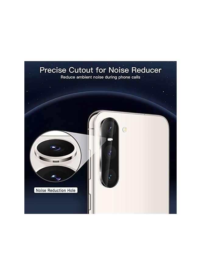 Jetech Privacy Screen Protector for Samsung Galaxy S23 5G 6.1-Inch with Camera Lens Protector, Anti-Spy Tempered Glass Film, Fingerprint ID Compatible, 2-Pack Each - Image 4