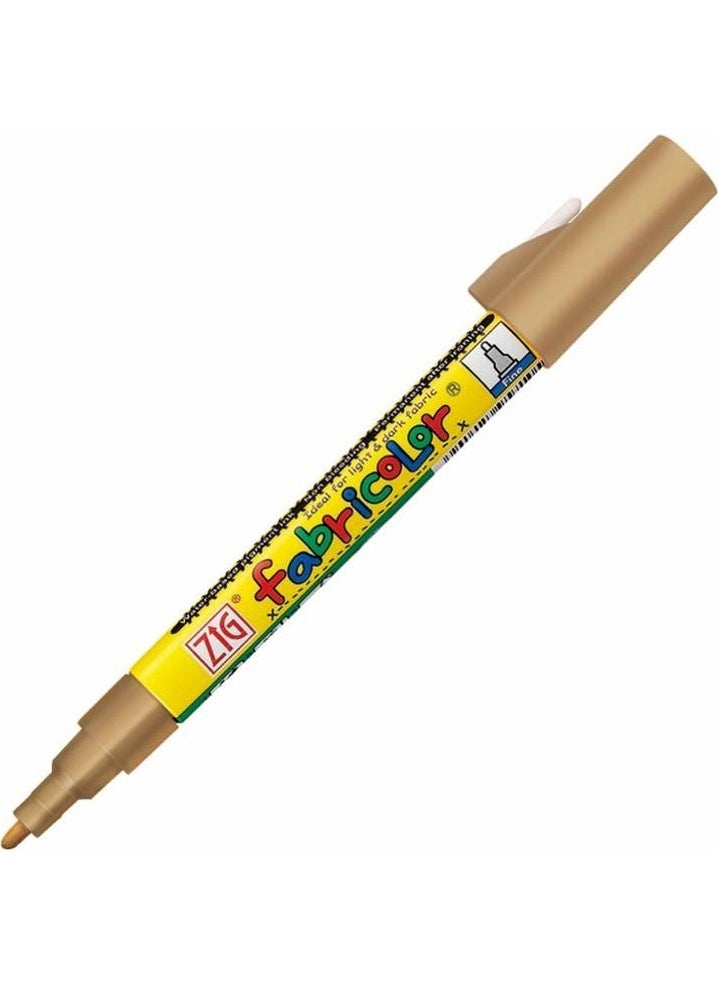 Zig Fabricolor Covering Textile Fabric Painting Pen Copper 