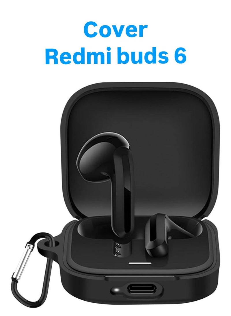 Redmi Buds 6 Silicone Case - black - Image 1