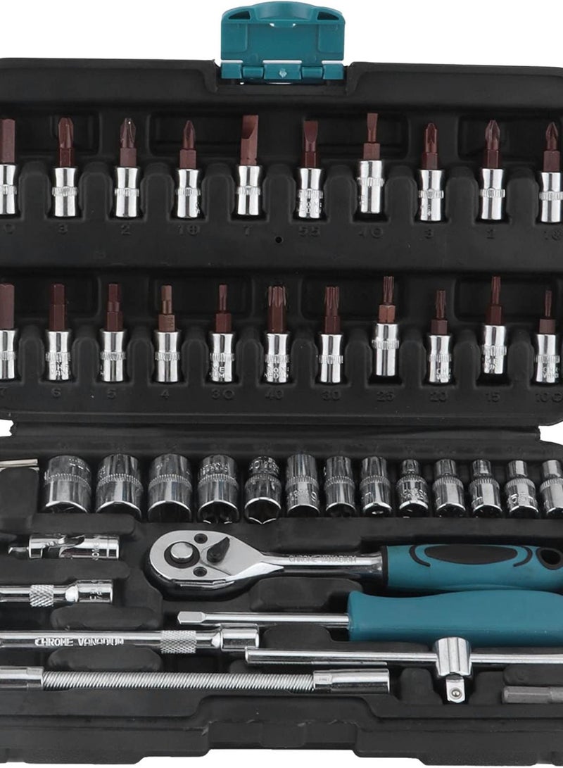 GGOOT Spanner Socket Screwdriver Set Car Repair Ratchet Wrench Box Kit Hardware Tools for Mechanical Maintenance with Storage Box,Other Hand Tools and Accessories  - Image 1