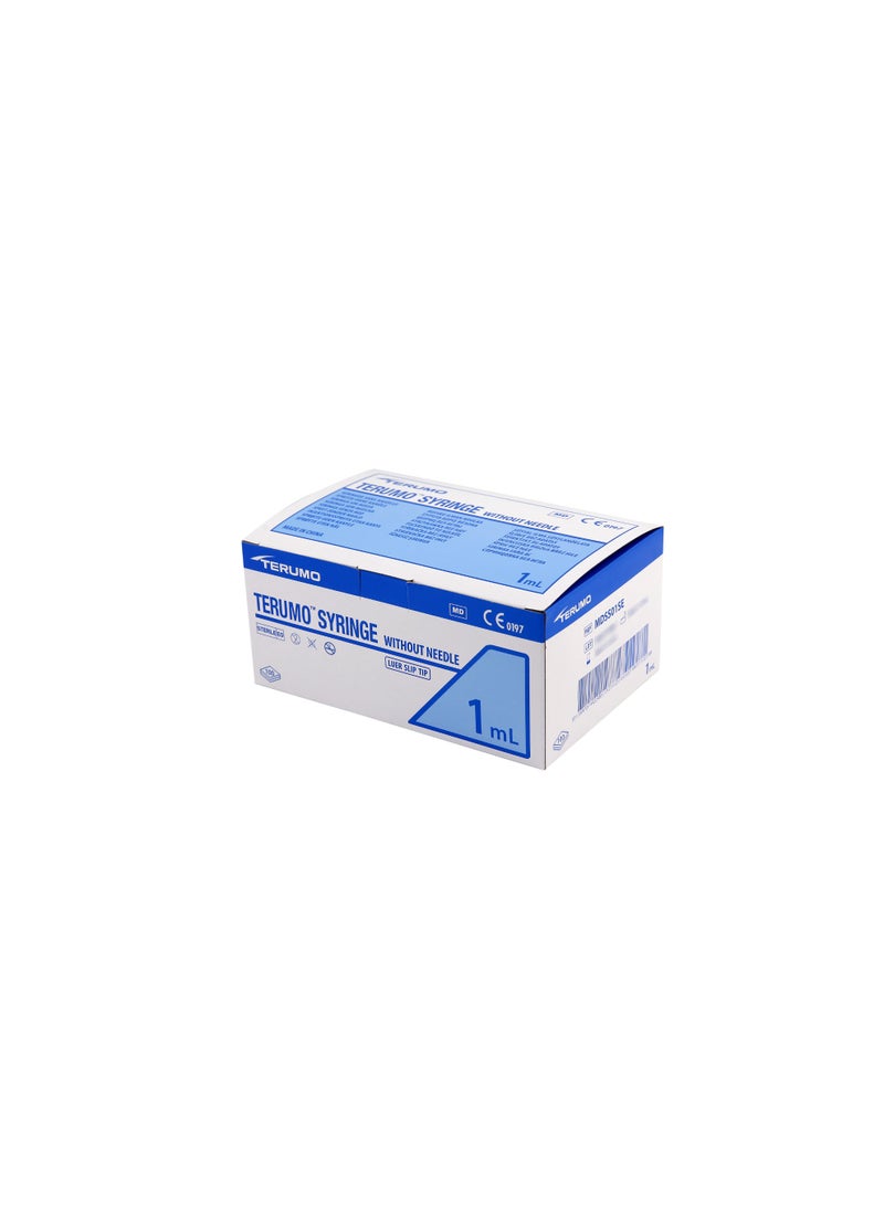 Terumo 1ml Syringe Without Needle Luer Slip (Box/100) - Image 4