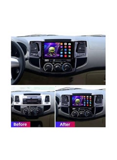 SHEZA STAR Android Car Stereo for Toyota Fortuner 2008 2009 2010 2011 2012 2013 2014 2015 1GB RAM 32GB ROM Mirror-Link Wi-Fi BT, Radio GPS Navigation, 9 Inch IPS Touch Screen with Backup Camera Included  - Image 3