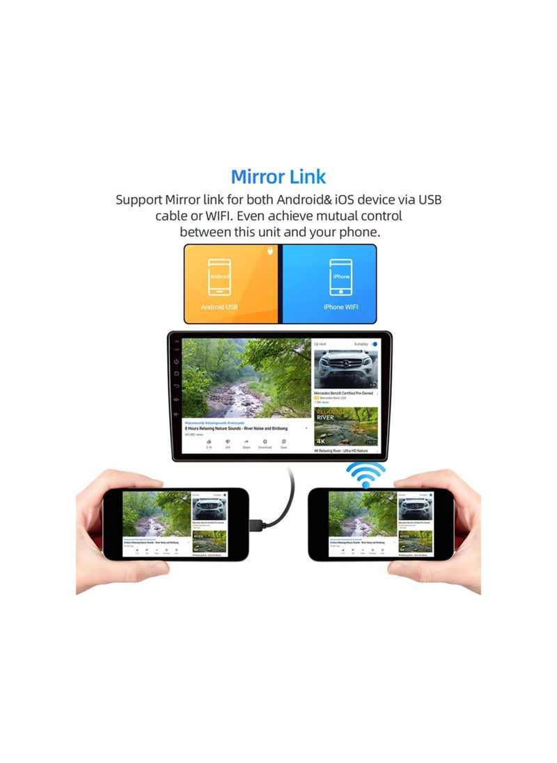 SHEZA STAR - Android Car Stereo for Toyota Fortuner 2008 2009 2010 2011 2012 2013 2014 2015 1GB RAM 32GB ROM Mirror-Link Wi-Fi BT, Radio GPS Navigation, 9 Inch IPS Touch Screen with Backup Camera Included - Image 1