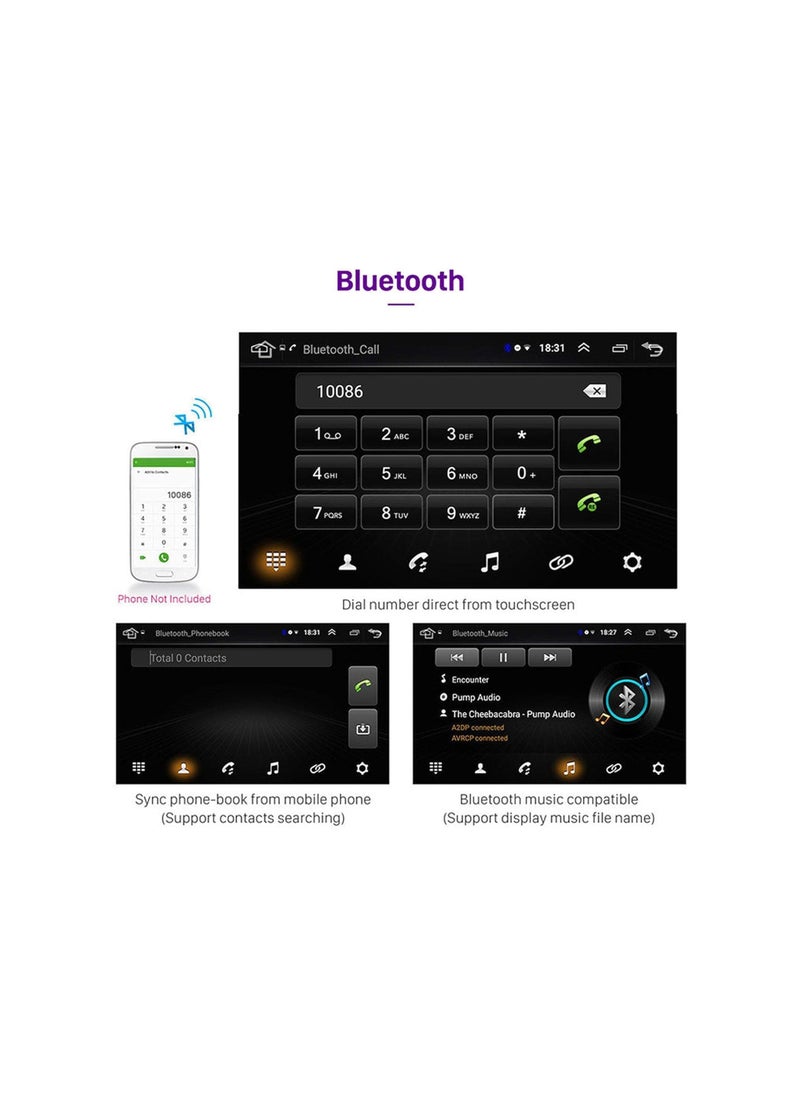 SHEZA STAR - Android Car Stereo for Toyota Fortuner 2008 2009 2010 2011 2012 2013 2014 2015 1GB RAM 32GB ROM Mirror-Link Wi-Fi BT, Radio GPS Navigation, 9 Inch IPS Touch Screen with Backup Camera Included - Image 1