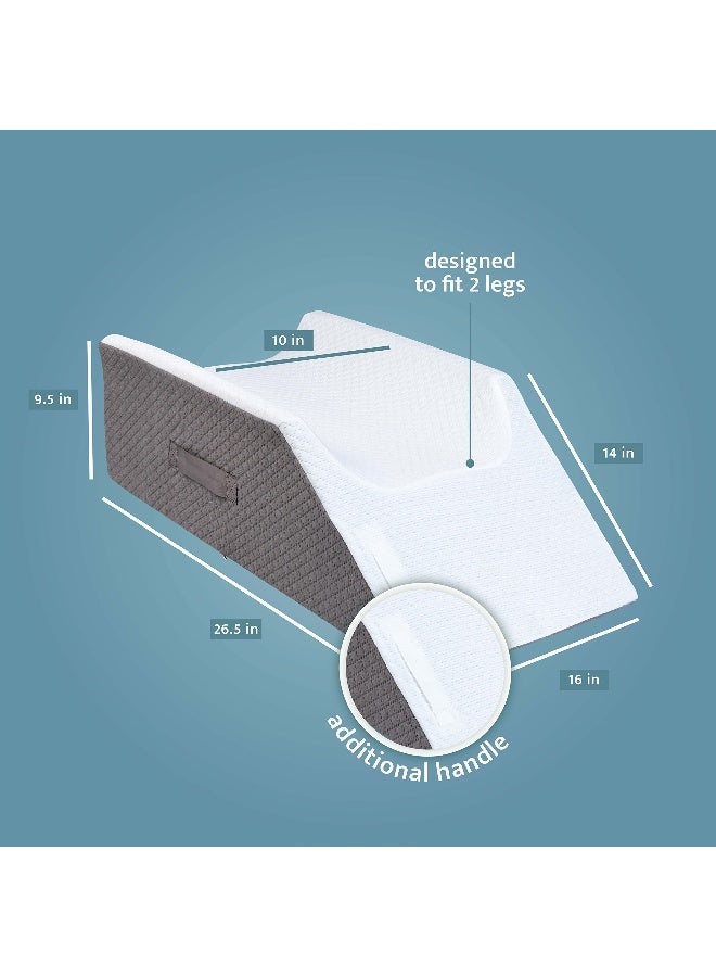 Kölbs Double Or Single Leg Elevation, Post Surgery Leg, Knee Wedge Pillow to Elevate Knee, Leg Rest for Bed, Foot Pillow for Bed (Double Leg) - Image 3