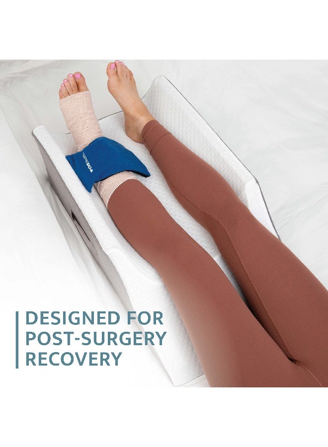 Kölbs Double Or Single Leg Elevation, Post Surgery Leg, Knee Wedge Pillow to Elevate Knee, Leg Rest for Bed, Foot Pillow for Bed (Double Leg) - Image 5