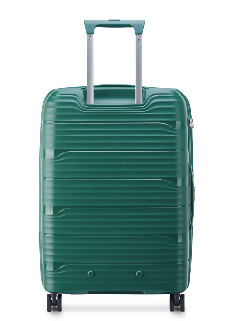 Delsey Securitech Dune By Delsey Expendable Double wheel trolley luggage bag 70cm Green Medium
