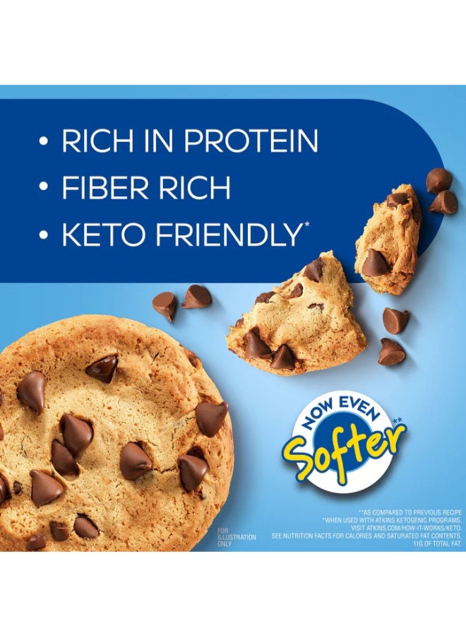 Atkins Anytime Snacks Protein Cookies Chocolate Chip 4 Cookies 1.38 oz (39 g) Each - Image 5