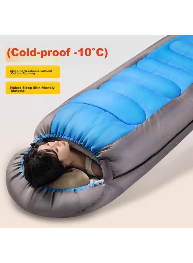 Beijilang Sleeping Bag For Adults, Outdoor Travel, Winter And All Seasons, Warm, Indoor Camping, Single Person, Dirt-proof Cotton Sleeping Bag, 2.3kg - Image 2
