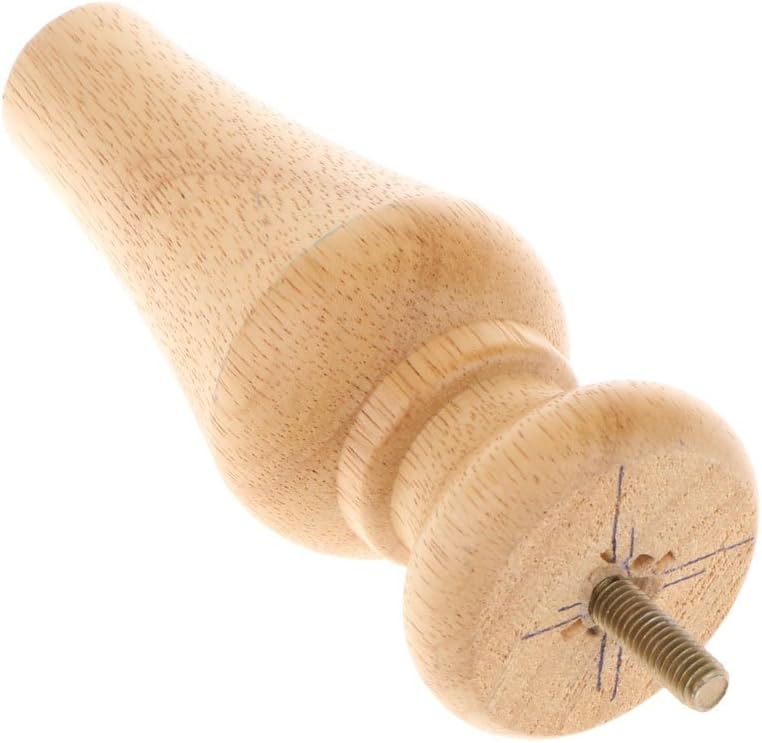 klarako Solid Wooden Furniture Replacement Legs/Feet, Sofa/Couch/Lounge/Chair/Bed/Table Legs, 6 Styles Available  5# Raw - Image 2