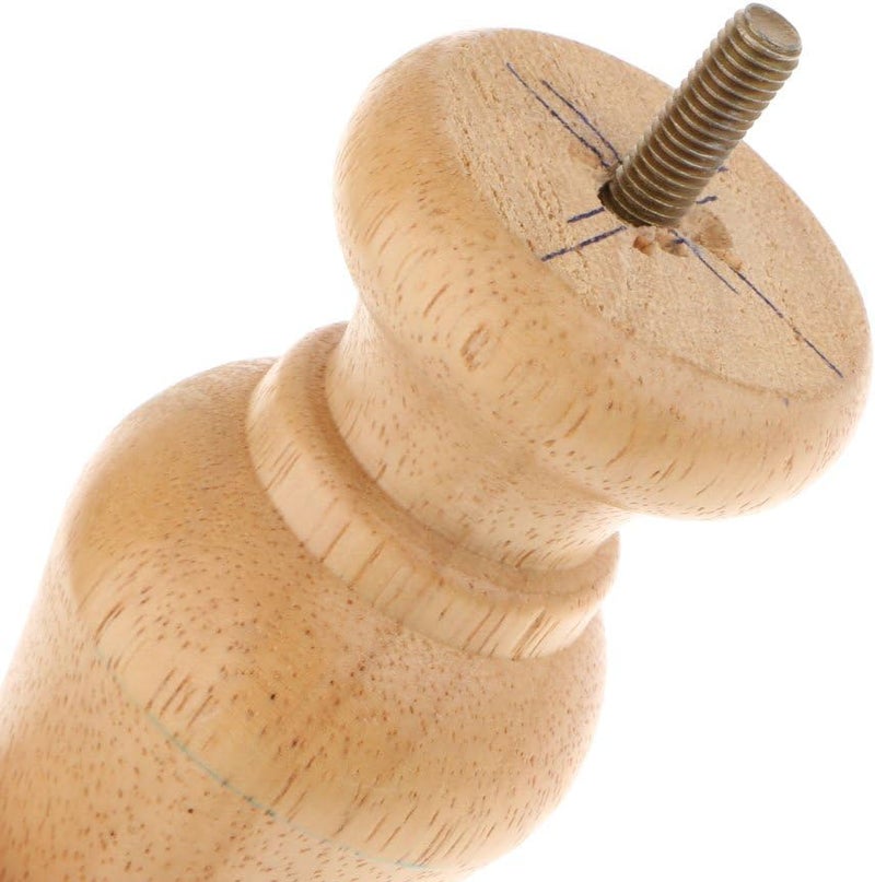 klarako Solid Wooden Furniture Replacement Legs/Feet, Sofa/Couch/Lounge/Chair/Bed/Table Legs, 6 Styles Available  5# Raw - Image 5