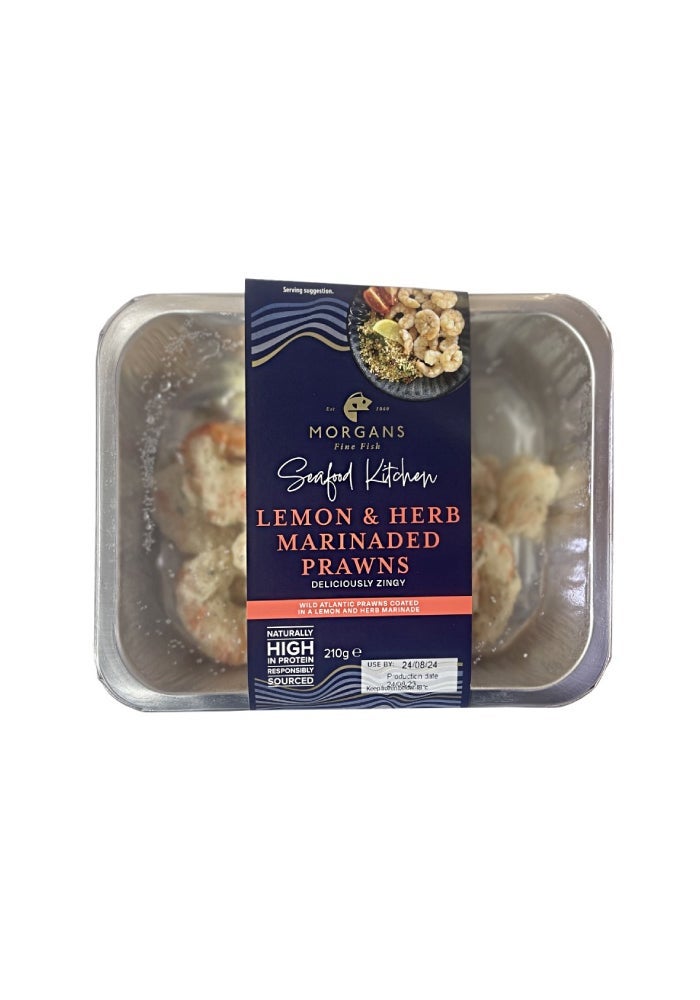 Lemon & Herb Marinated Prawns - 210g