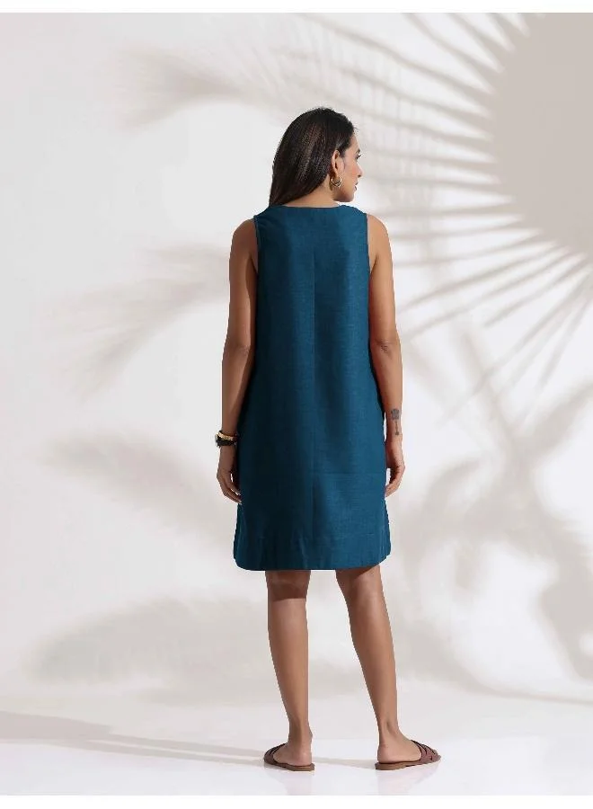 trueBrowns Sleeveless A-Line Dress