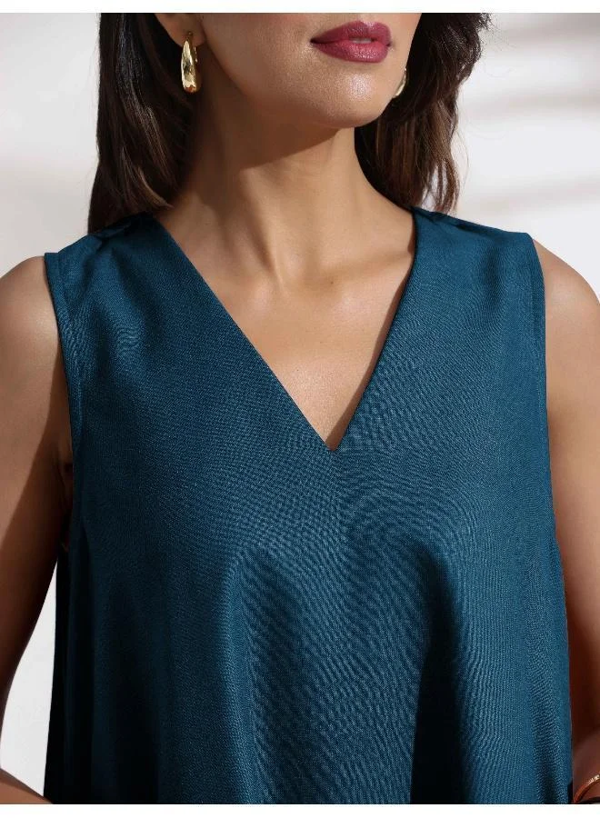 trueBrowns Sleeveless A-Line Dress