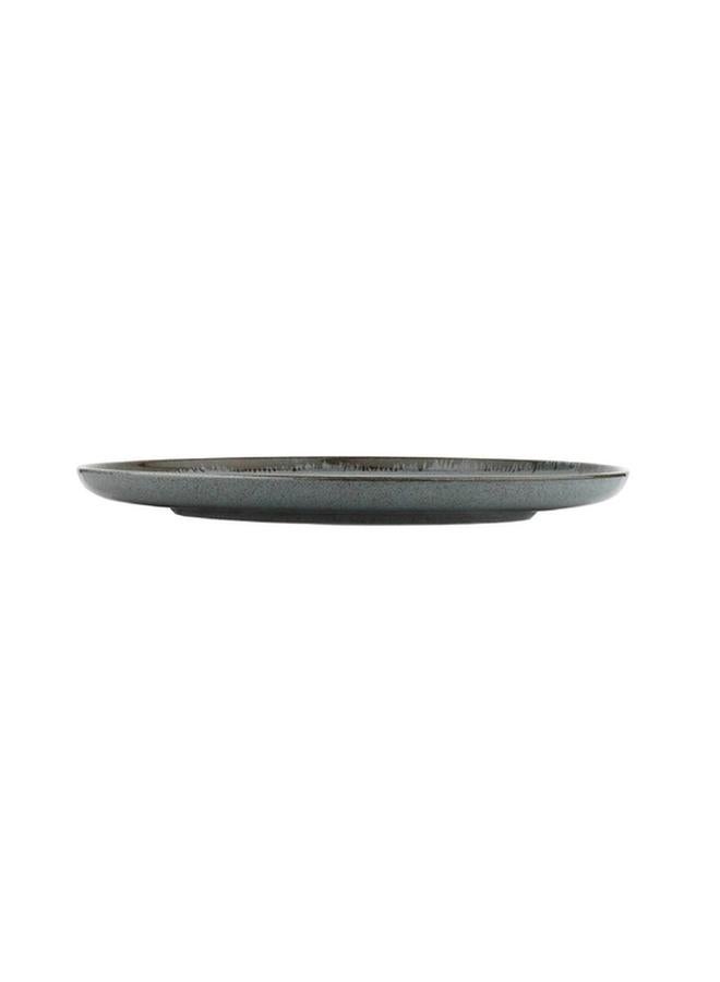Kutahya Moderna Dishwasher Safe Porcelain Round Flat Plate Blue Grey 27cm MOD27DU730P01 - Image 2