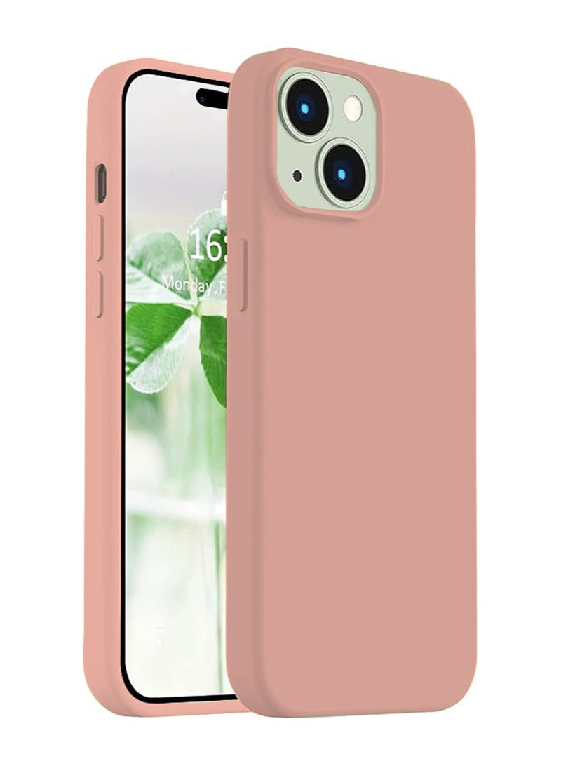 اليشمك iPhone 15 Plus Mobile Cover with Soft Liquid Silicone Protection Anti-Scratch Shockproof Accessories Slim Protective Back Cover with Comfortable Hold Touch Feeling and Anti-fingerprint - Image 1