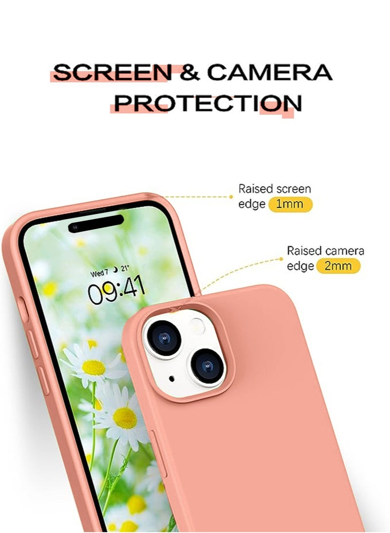 اليشمك iPhone 15 Plus Mobile Cover with Soft Liquid Silicone Protection Anti-Scratch Shockproof Accessories Slim Protective Back Cover with Comfortable Hold Touch Feeling and Anti-fingerprint - Image 2