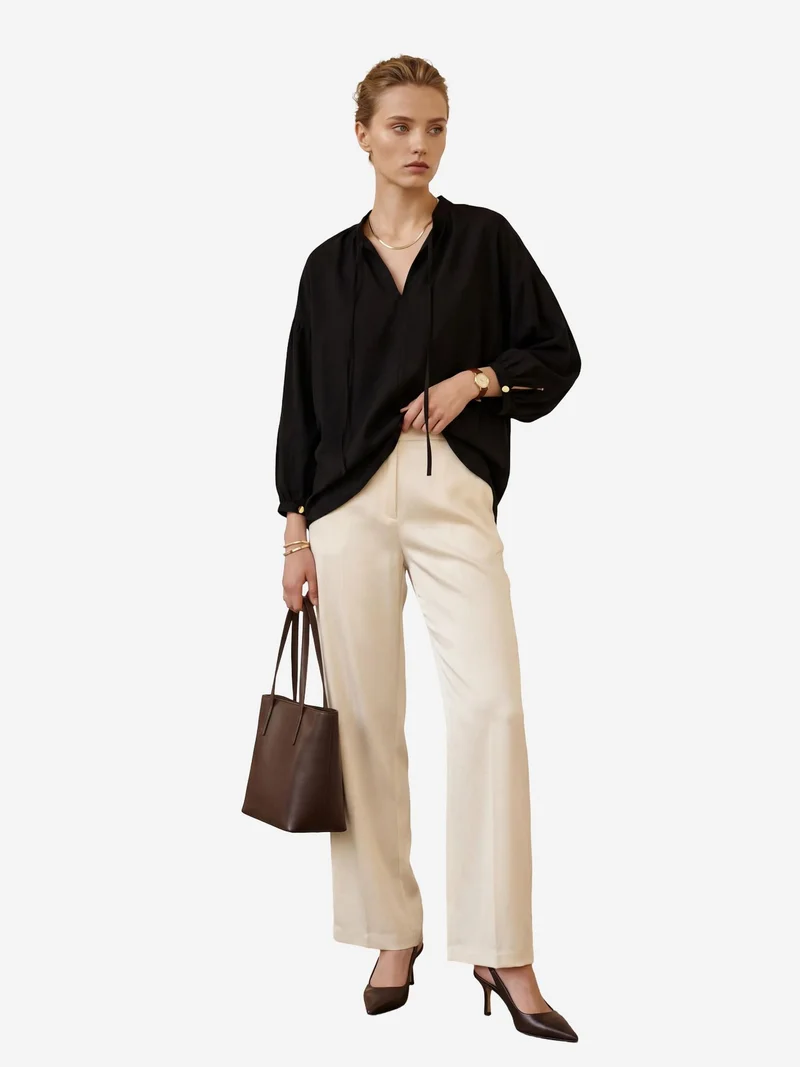 MY FASHION MY FASHION Loose Fit Long Sleeve Shirt