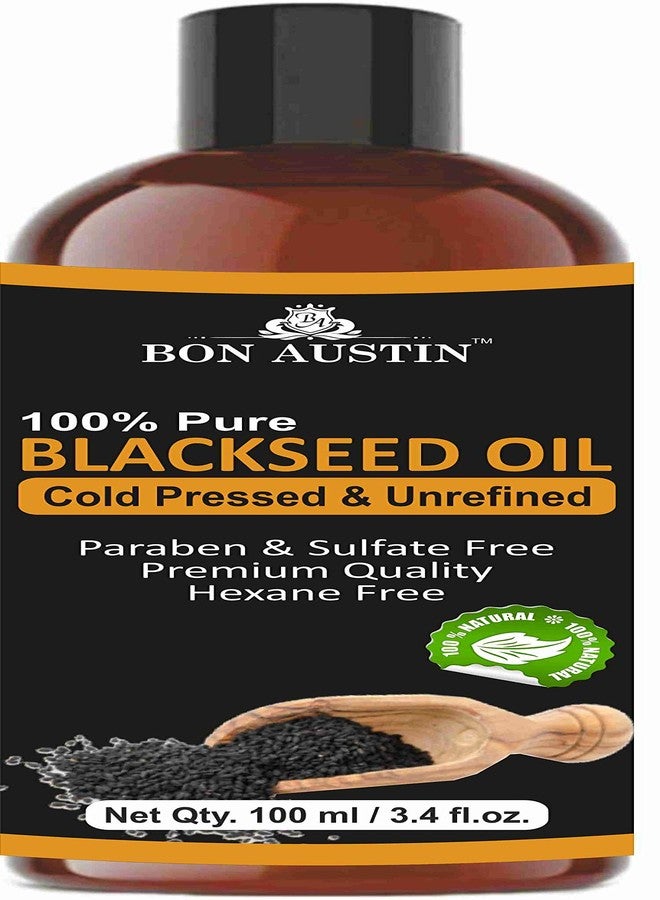 Bon Austin Premium Black Seed Oil | Kalonji Oil Cold Pressed For Hair, Skin - 100% Pure & Organic (100 ml) - Image 1