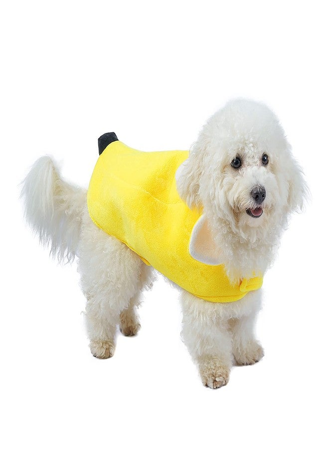 Yoption Dog Cat Banana Pet Costumes, Halloween Pet Puppy Cosplay Dress Hoodie Funny Clothes(XL) - Image 3