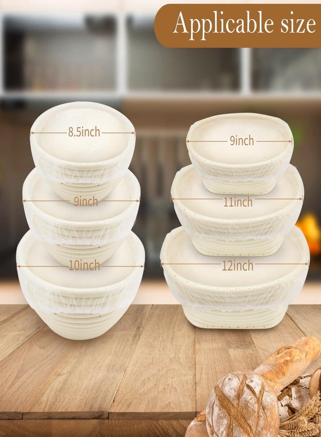 QUPIVA 120pcs Elastic Transparent Round Plastic Bread Covers for Proofing, Rising, and Preservation - Image 2