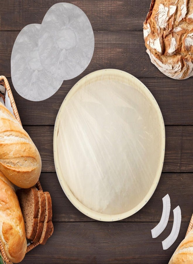 QUPIVA 120pcs Elastic Transparent Round Plastic Bread Covers for Proofing, Rising, and Preservation - Image 4