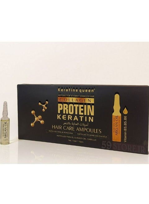 Ampoules with Collagen & Argan for Hair Repair 10 Ampoules