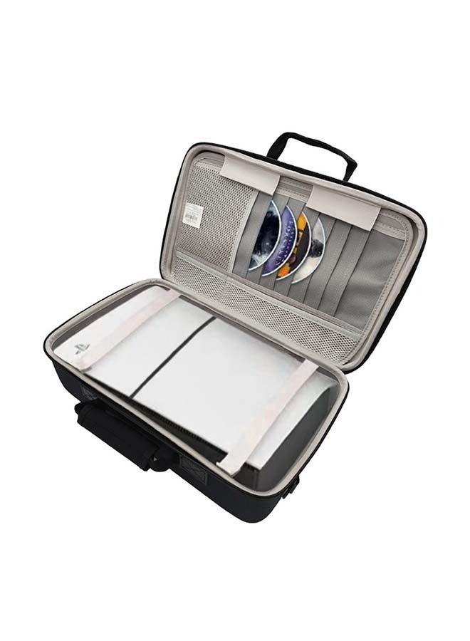 Teso Carrying Case For PS5 Slim Edition Console, Protective Game Console Handle Storage Bag and Protection Bag, Controllers, Base and Accessories, Shockproof, Waterproof and Scratchproof - Image 4