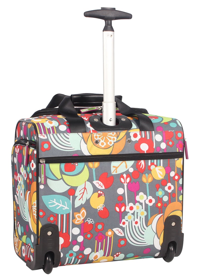 Lily Bloom Designer 15 Inch Carry On - Weekender Overnight Business Travel Luggage - Lightweight 2- Rolling Wheels Suitcase - Under Seat Rolling Bag for Women (Bliss) - Image 2