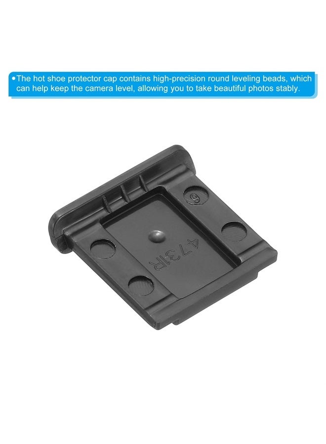 PATIKIL 12mm Universal Camera Hot Shoe Cover Cap, 2 Pack Hot Shoe Cap Hot Shoe Protector Plastic Suitable for DSLR/SLR Camera, Black  - Image 4
