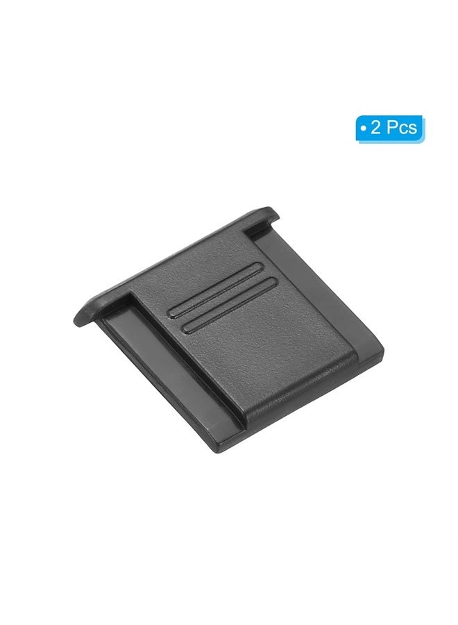 PATIKIL 12mm Universal Camera Hot Shoe Cover Cap, 2 Pack Hot Shoe Cap Hot Shoe Protector Plastic Suitable for DSLR/SLR Camera, Black  - Image 3