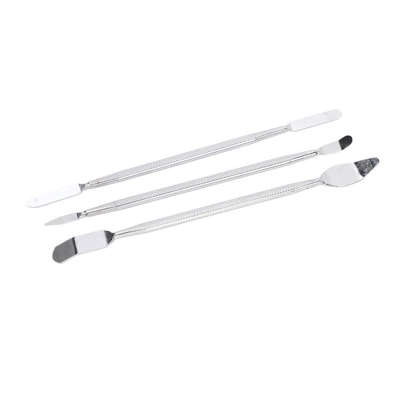3 قطع من أدوات النفخ المعدنية من الصلب المقاوم للصدأ، قضبان فتح صغيرة بمقبض غير انزلاقي لاصلاح الأجهزة الإلكترونية - Image 1
